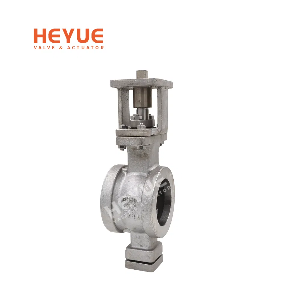 Industrial Wafer Type Segment Ball Valve with CF8m Construction
