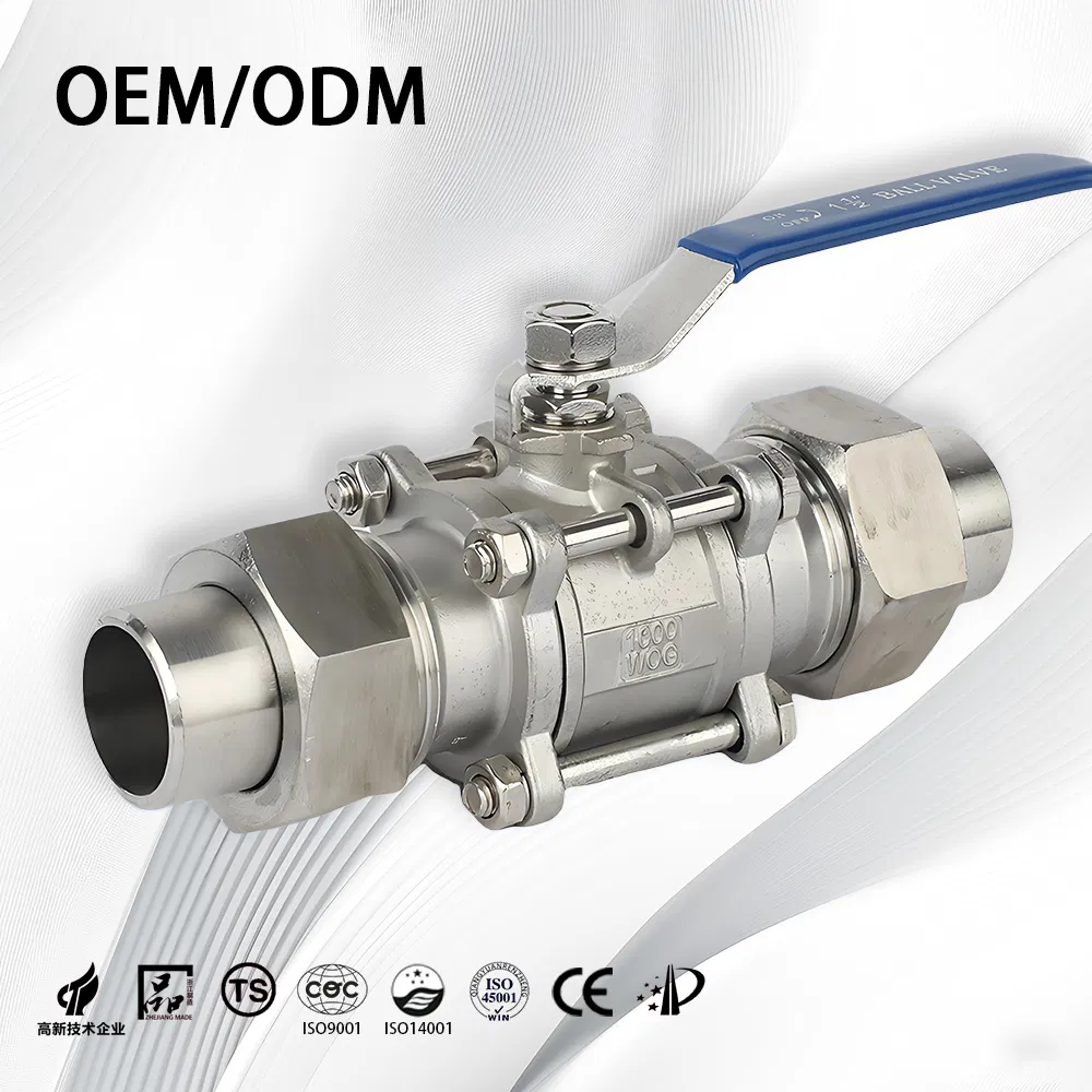 Stainless Steel/SS304/316/Industry/Motorised/High Temperature/High Pressure/Plumbing/Cryogenic/Pipeline/Mini/Threaded/Welded/Wafer/Gas/Ball Valve