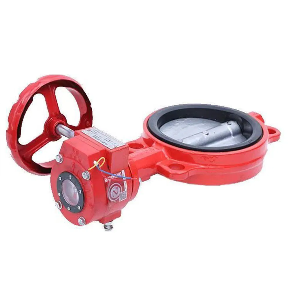 Portable Sealed Manual Control Hydraulic Fire-Resistant Disc Butterfly Valve for Fire Hydrant Applications