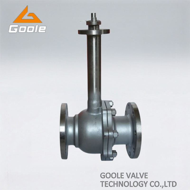 Manual Flanged Ends Cryogenic Ball Valve with Extended Stem