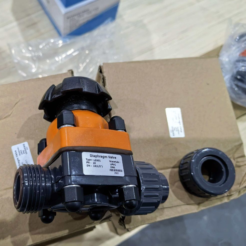Durable Metering Pump Featuring UPVC Diaphragm Valve