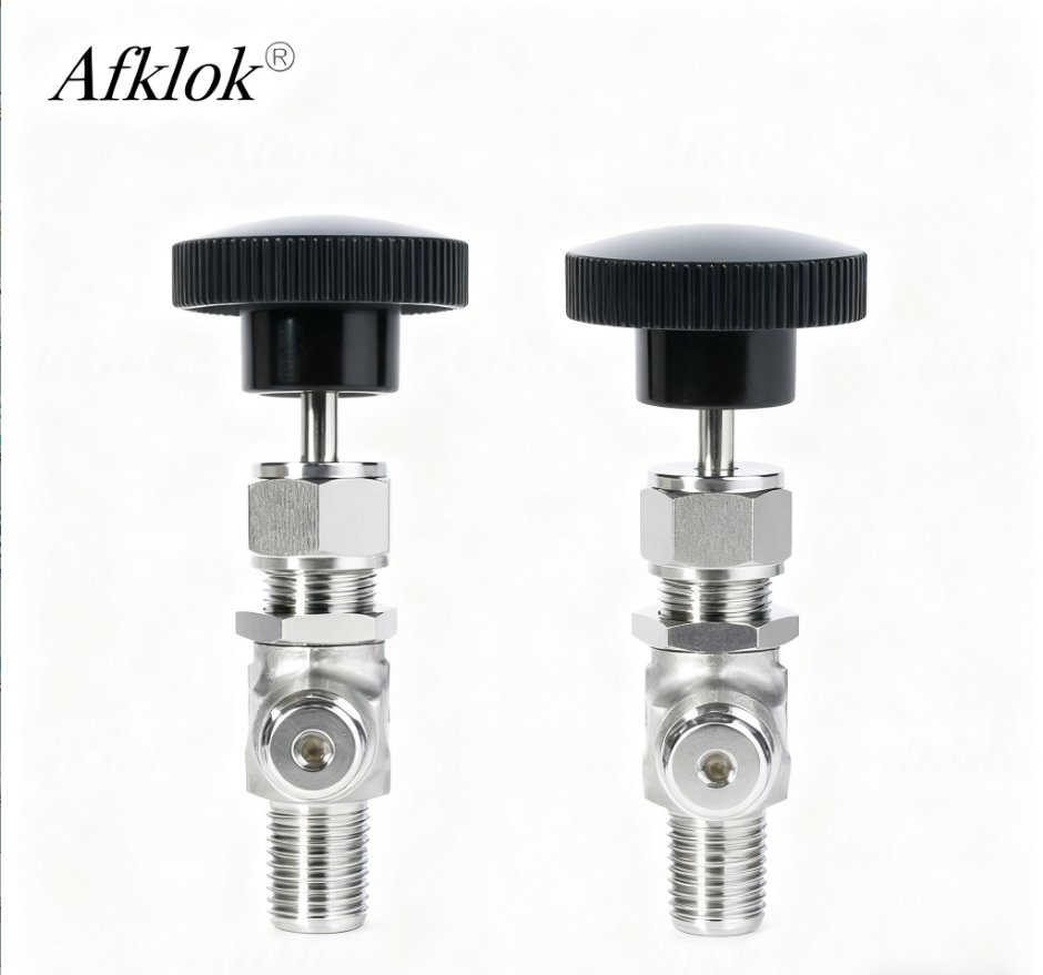 1/2 1/4 SS316 Manual Standard Ferrule Needle Valve for Gases and Laboratories