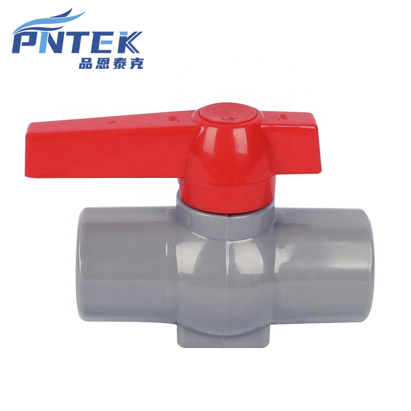 PVC Octagonal High Quality Socket Thread Segment Ball Valve Suction Control
