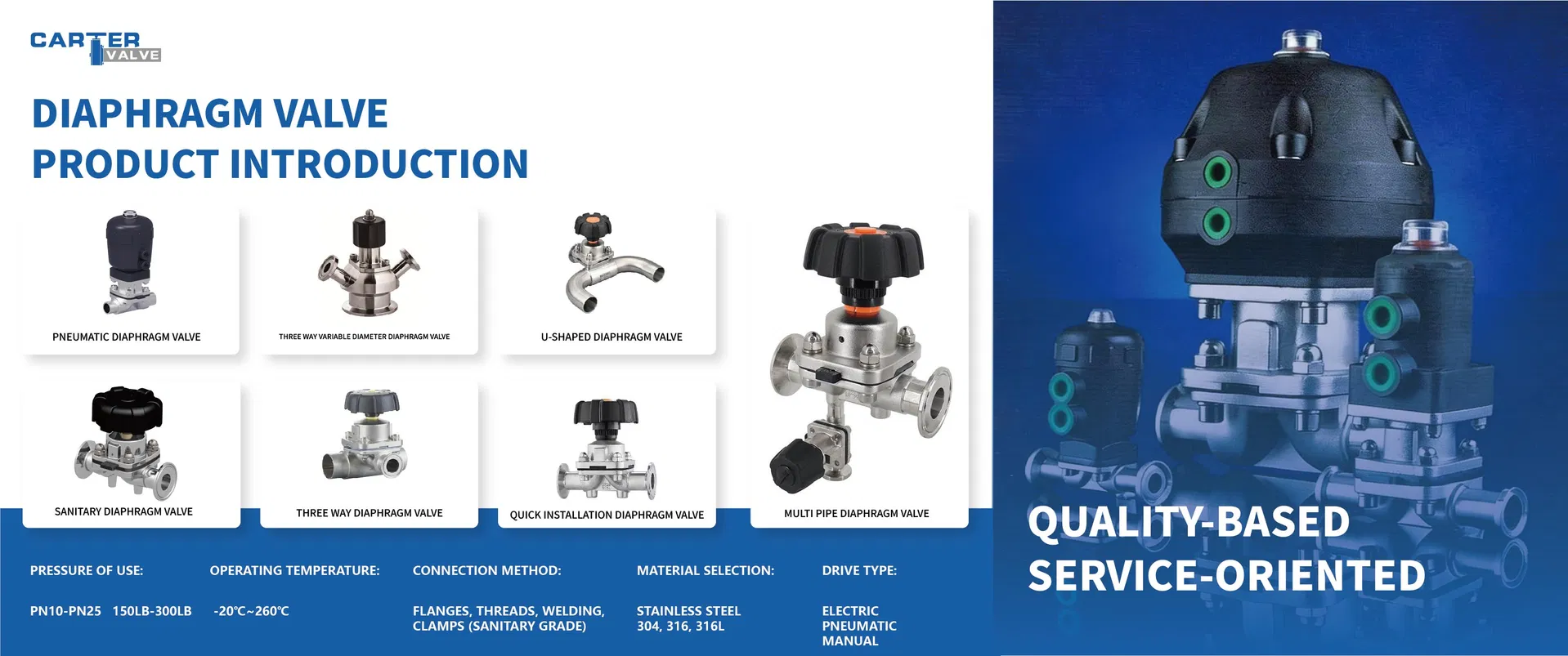 Sanitary Diaphragm Valve Banner