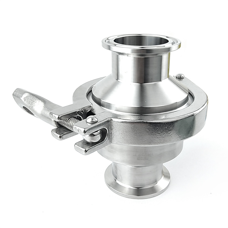 Sanitary Huayu Stainless Steel Quick-Install Check Valve for Water Industrial Usage