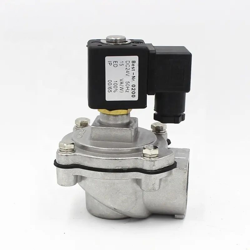 DMF-Z-20 Series 2/2 Ways Direct Acting Right Angle Pulse Valve Pneumatic Dust Diaphragm Pulse Solenoid Valve
