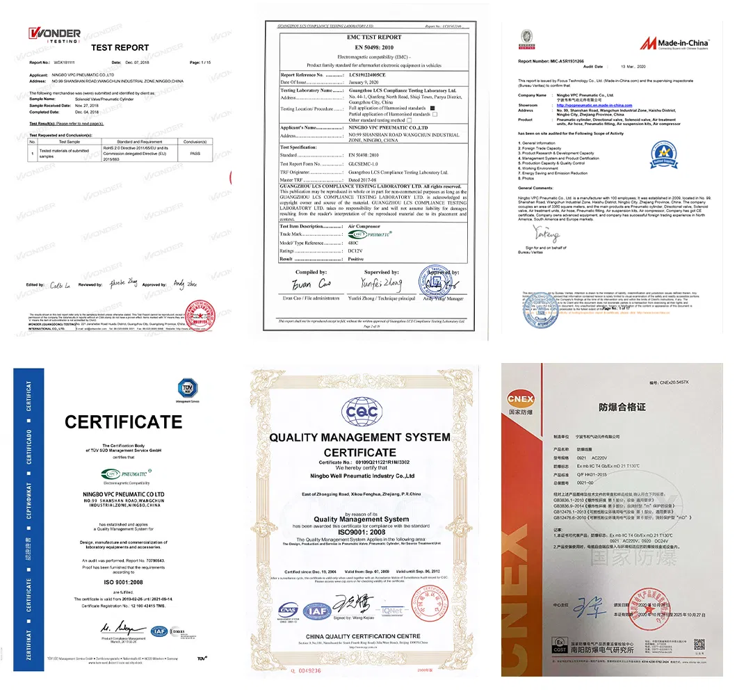 Quality Certifications