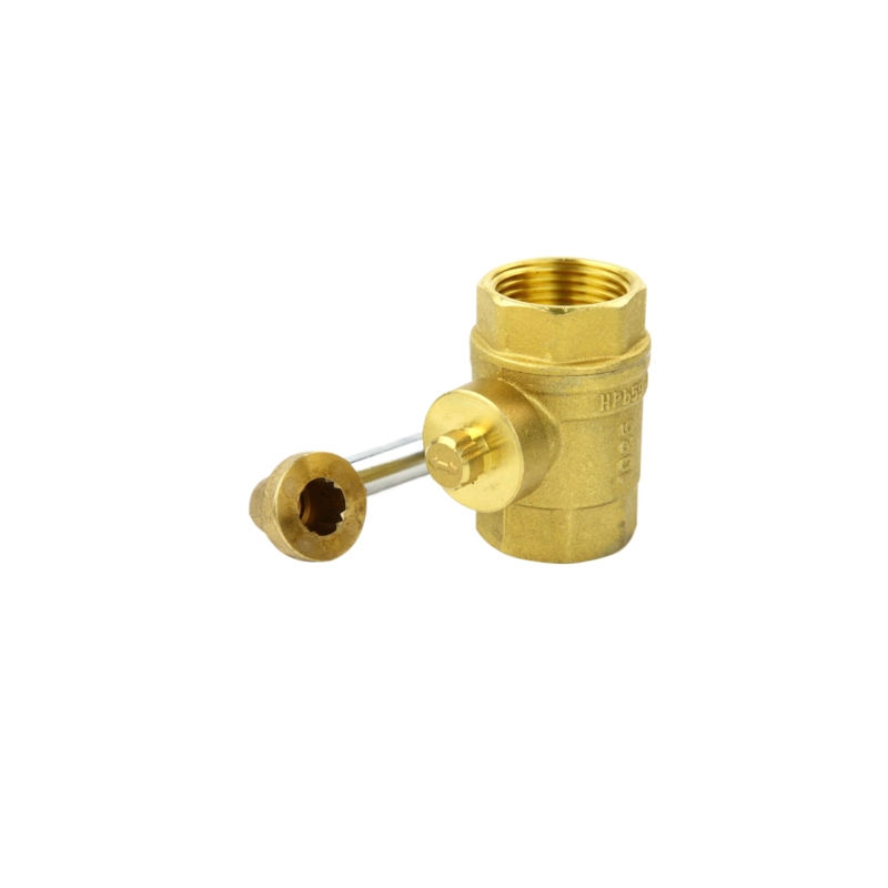 1/2" Hpb591 Forged Cryogenic Brass Globe Lockable Ball Valve with Lock &amp; Keys - Heat Resistant Water/Gas Valve From China