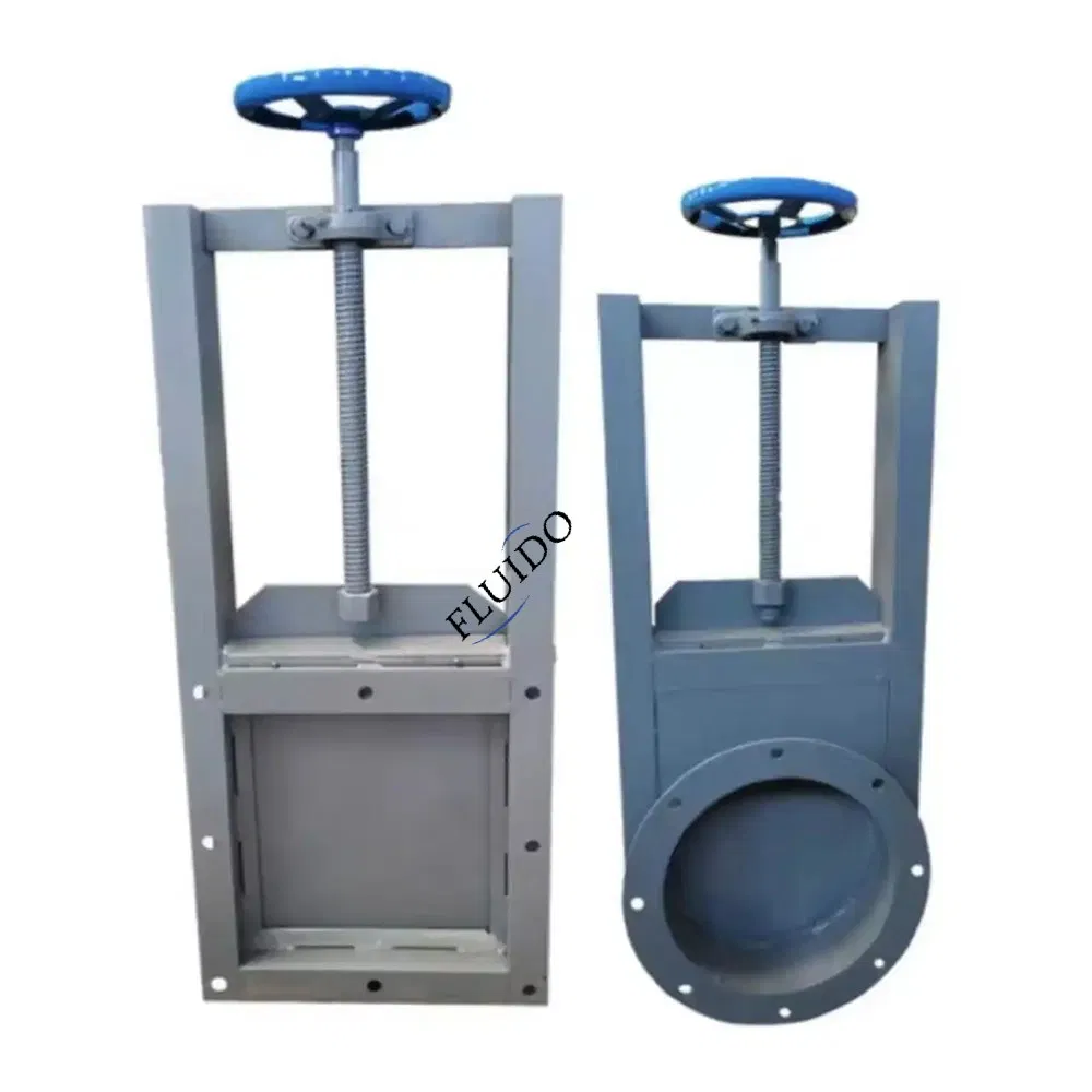 Square Type Flange Knife Gate Valve Hydraulic Electric Manual Pneumatic Sluice Knife Gate Valve