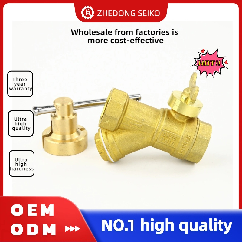 Premium Quality China Brass Cryogenic Globe Filtter Ball Valve with Brass Handle for Gas, Water, Valvula1/2" to 2"