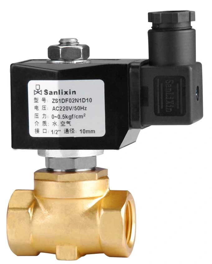 2 Way Brass Water &amp; Air Direct Acting Solenoid Valve