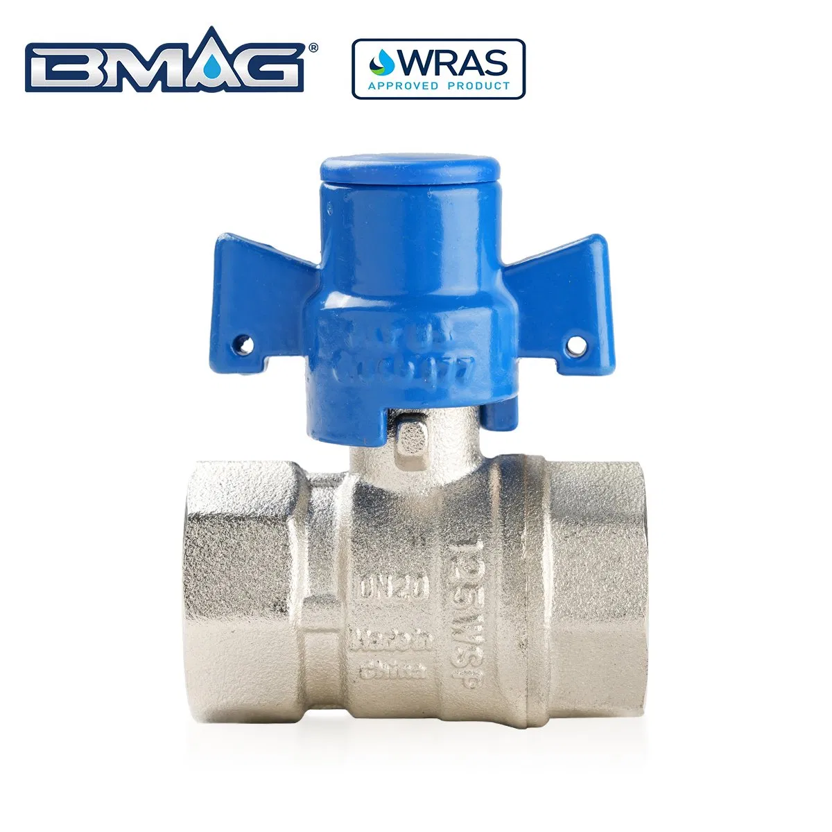 Anti-Theft Water Use Key Lock Nut Safety Ball Valve for Water Meter