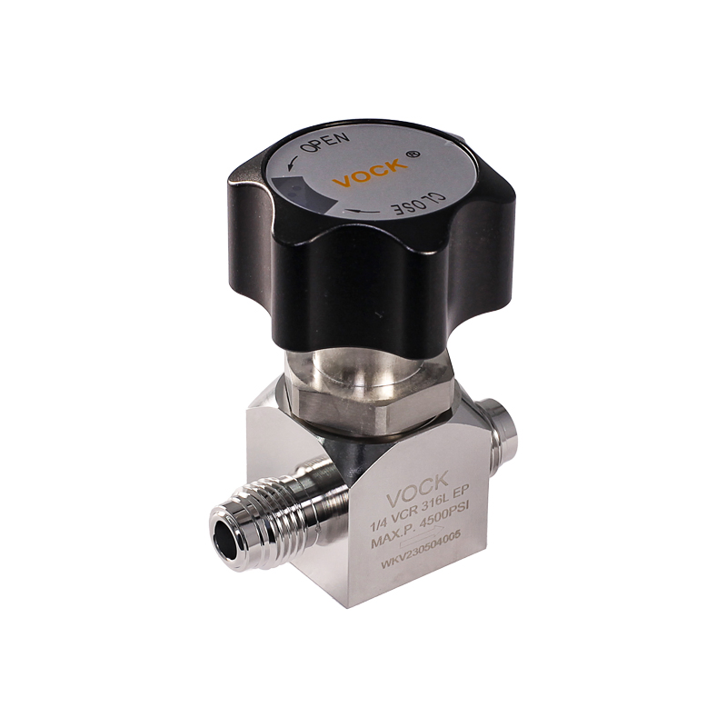 Vock Global ANSI Instrument Stainless Steel Gas Manual Diaphragm Valve 4500psi