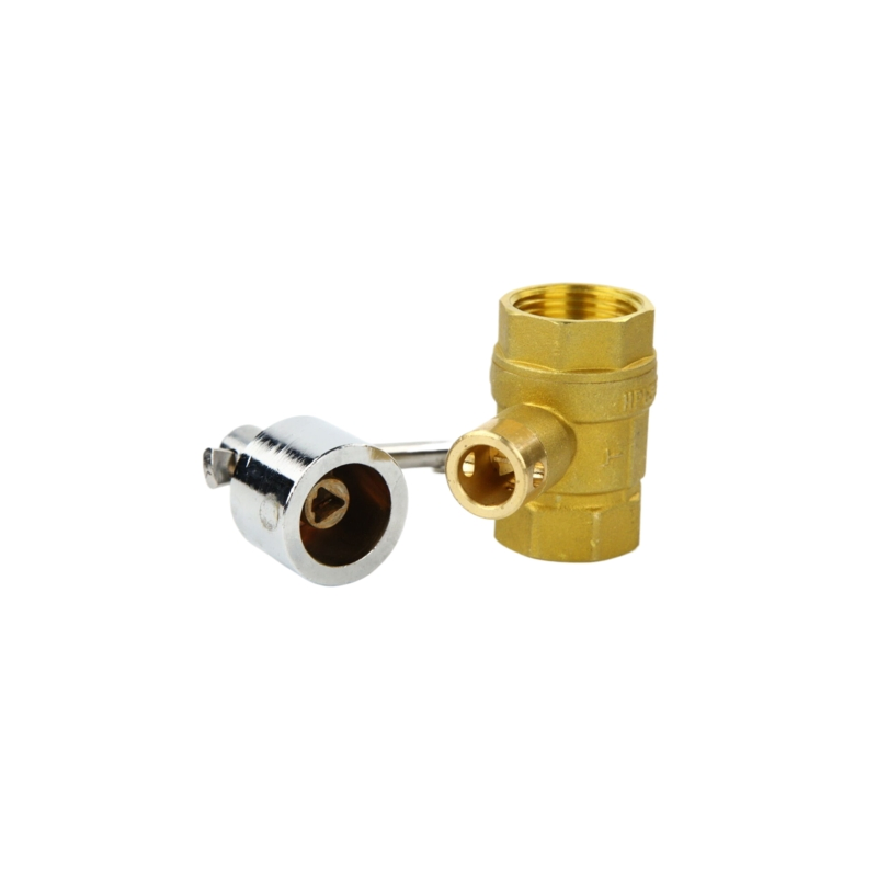 China Good Market Magnetic Cryogenic Locking Brass Globe Ball Valve Low Price Brass Lockable Ball Valve 1/2" Anti Fraud Valve for Water Meter,Gas,with Mag