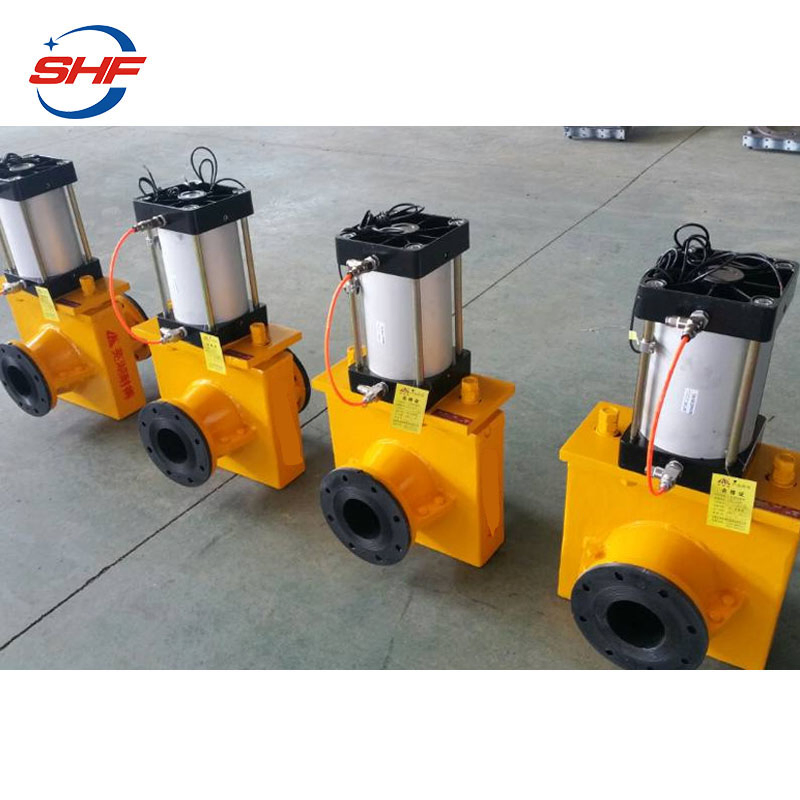 API DIN Standard Natural Rubber Sleeved Aluminium Alloy Manual Pinch Valve
