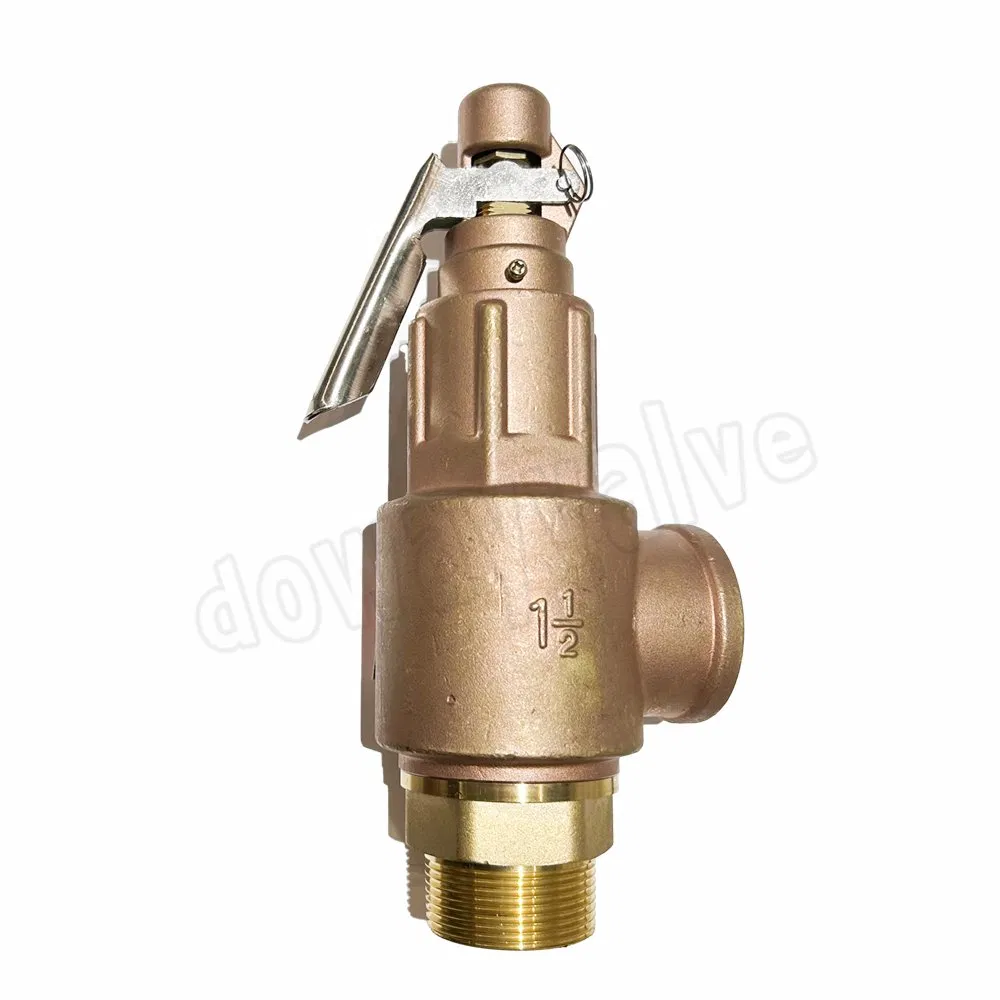 Brass Pressure Relief Valve Stainless Steel Safety Valve with Lever