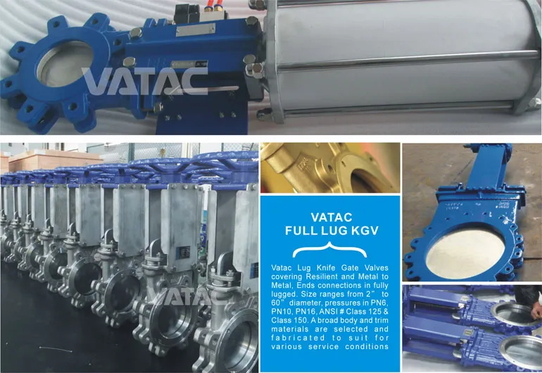 Fully Lug Slurry Knife Gate Valve