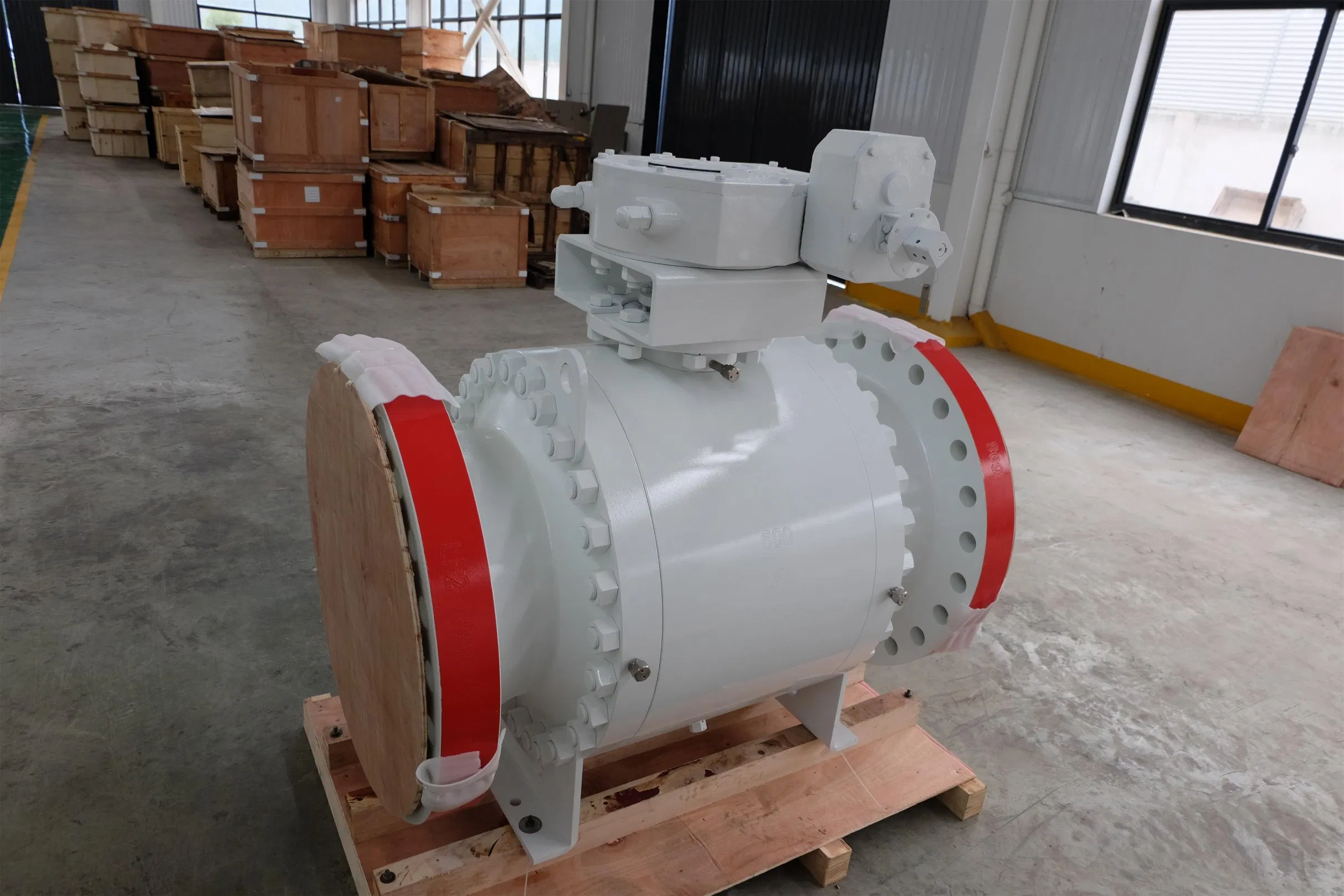 API 6D Pneumatic Control Ball Valveapi Full Bore Trunnion Stainless Steel Forged 3PC Ball Valveapi Full Bore Ball Oil Valve Fire Safety