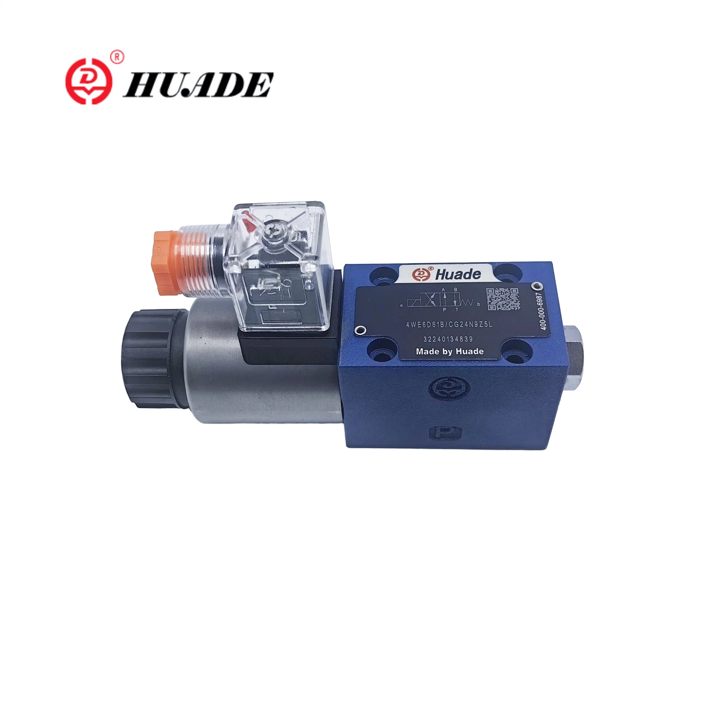Industrial Hydraulic Solenoid Directional Valve 4WE6D61B/CG24N9Z5L Huade order from china factory