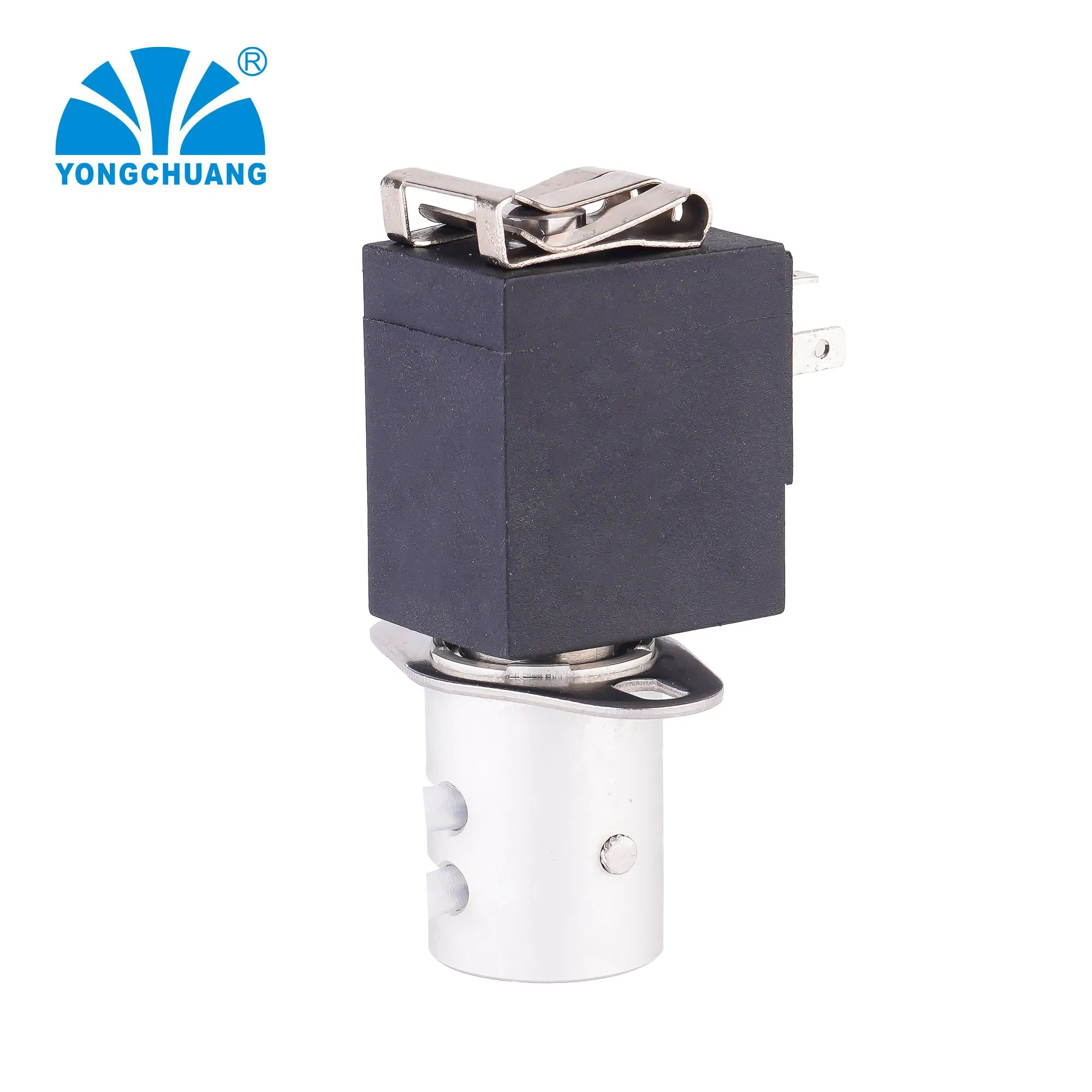 Yongchuang Ycf11 Silicone Pipe Pinch Single Double Tube Milk Food Class Solenoid Valve 12V 24V Normally Open Normally Closed