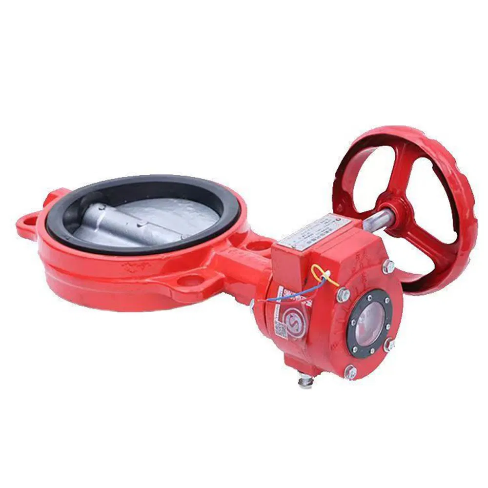 Portable Sealed Manual Control Hydraulic Fire-Resistant Disc Butterfly Valve for Fire Hydrant Applications