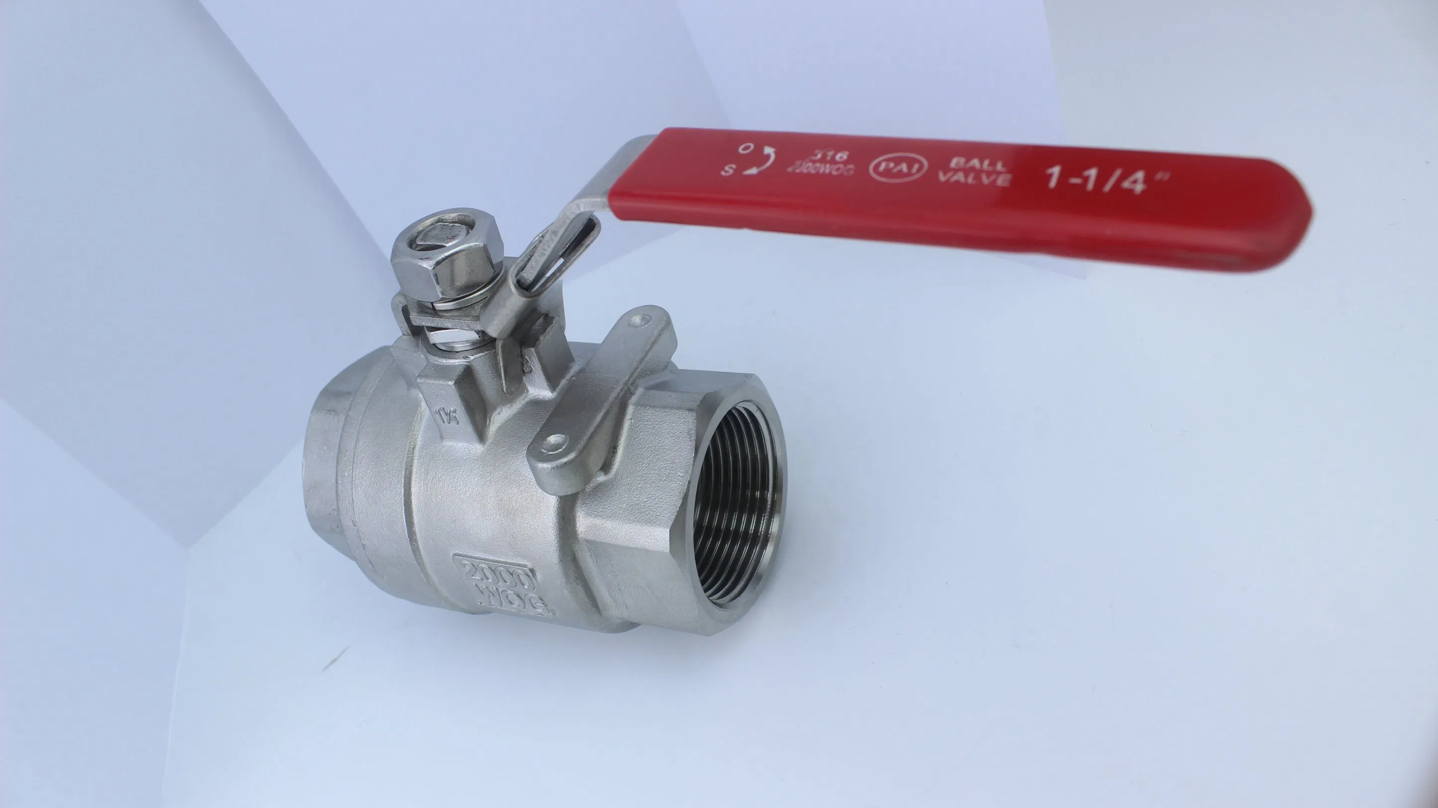 Stainless Steel Water Ball Valve Thread Floating Control, Electric Solenoid Pneumatic Refrigerant Solenoid, Industrial 1000wog Lockable Angle China Bronze Ss