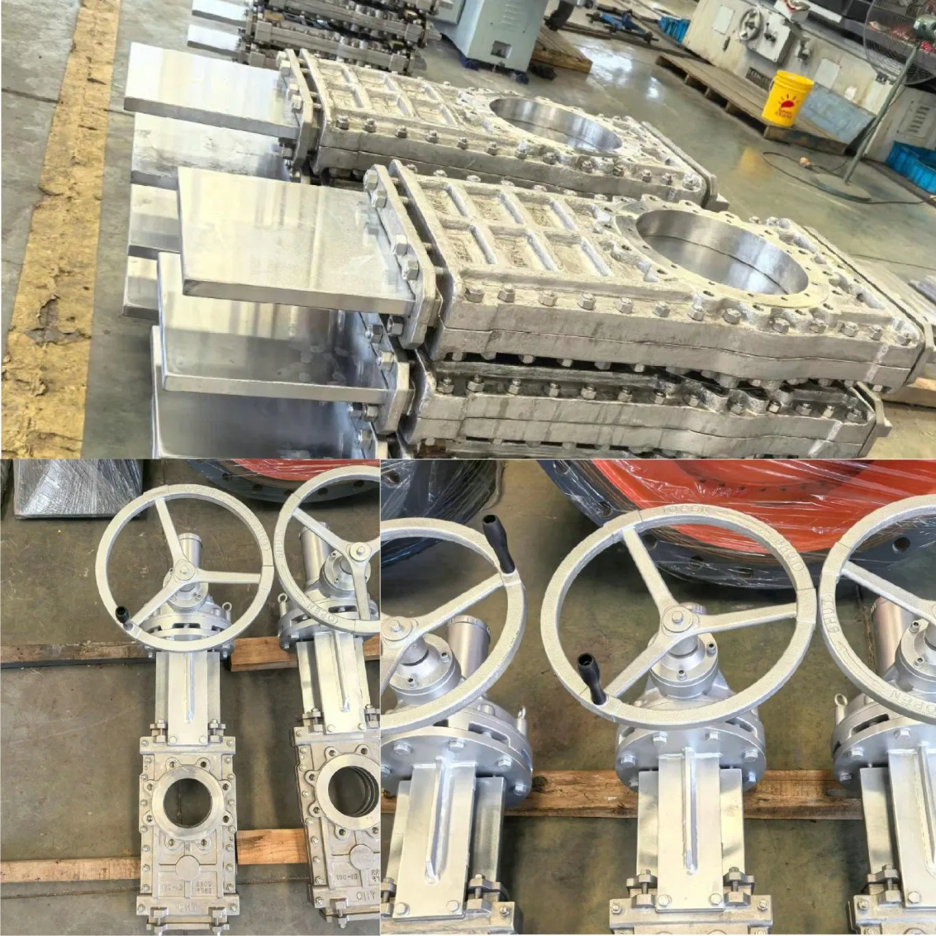Slide Gate Valve Knife Gate Valve Pulp Valve Slurry Valve Sluice Valve Ggg50 Flanged FF Pneumatic Rising Stem Slurry ANSI API