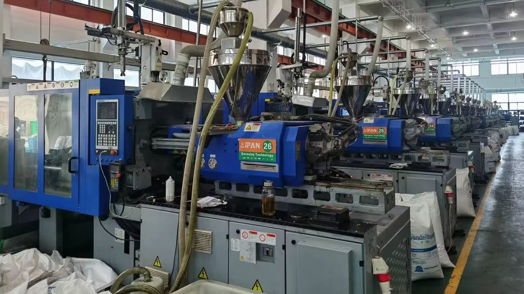 Injection molding process for valve components at Maria Valve