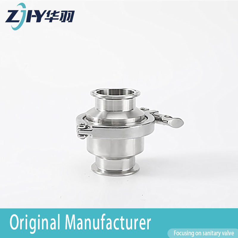 Sanitary Huayu Stainless Steel Quick-Install Check Valve for Water Industrial Usage