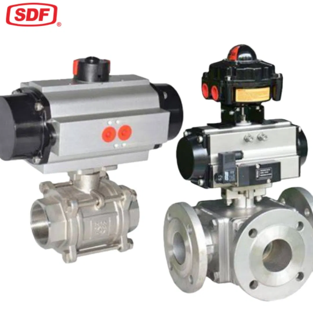China Factory Origin Pneumatic Segment Stainless Steel Gas Ball Valve