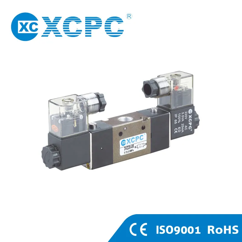 Manufacturer Supplier China Airtac Xcpc Automatic Directional Control Direction Pneumatic Air Solenoid Valves