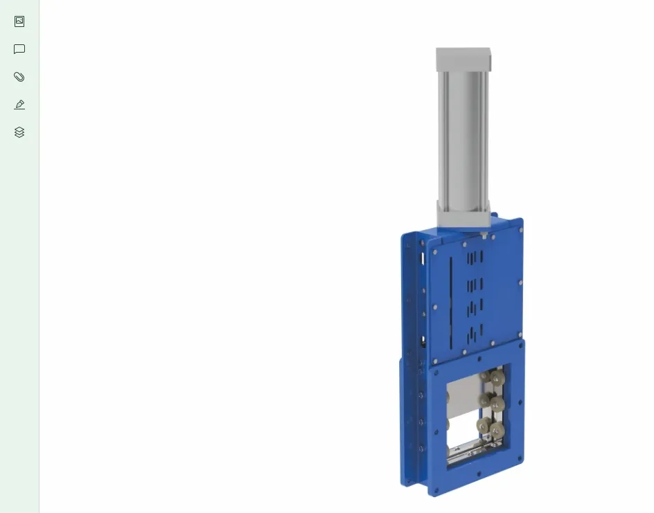 Knife Gate Valve Detail 1