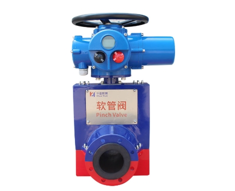 Heavy Duty Pneumatic Actuated Abrasion Resistant Pinch Valve with Rubber Sleeve