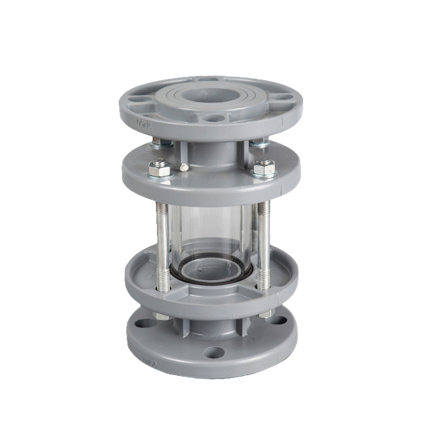 CPVC Plastic Chemical Industrial Water Oil Sight Glass Valve