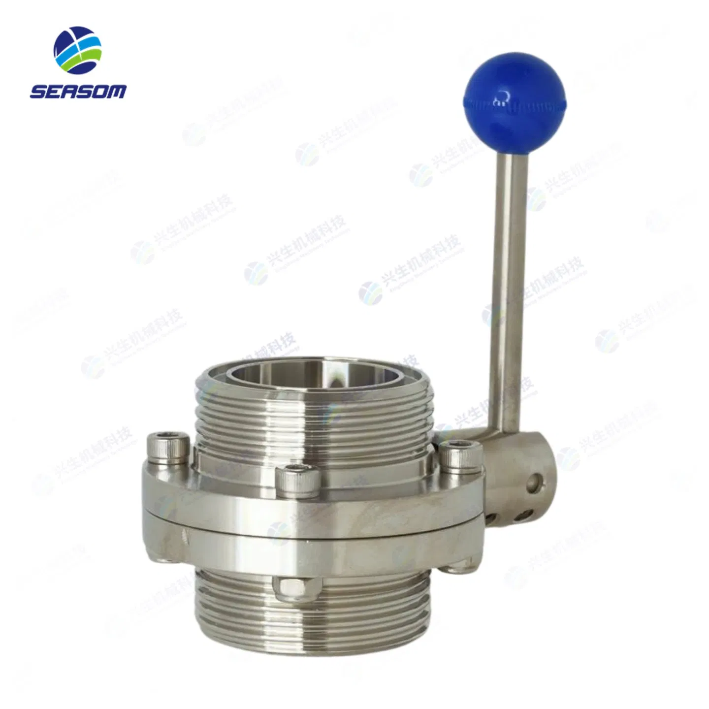 Premium 316/316L Stainless Steel SMS Butterfly Valve for Sanitary Applications