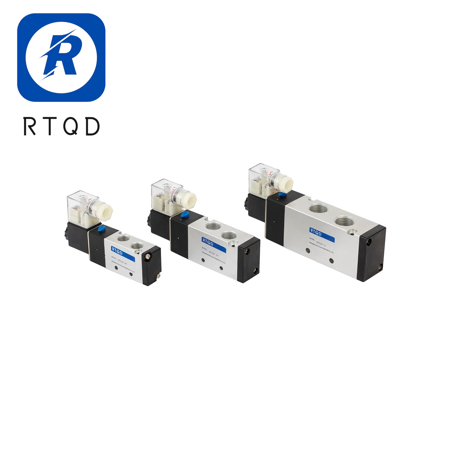 4V110/4V210 G1/4 Automatic 5/2 Way Acting Type Pneumatic Actuator Air Compressor Miniature Solenoid Valve
