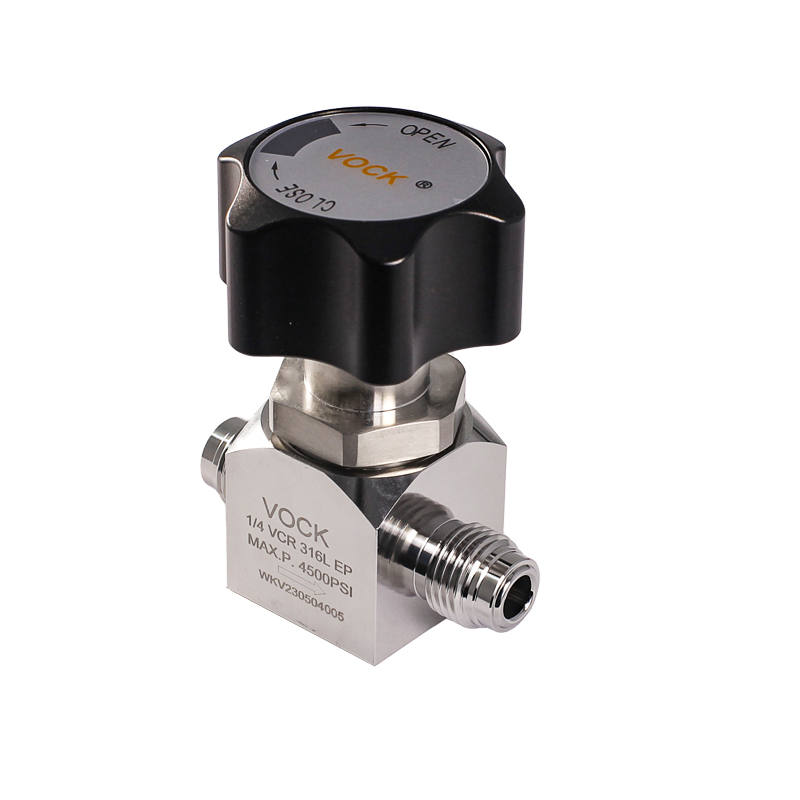 Vock Global ANSI Instrument Stainless Steel Gas Manual Diaphragm Valve 4500psi