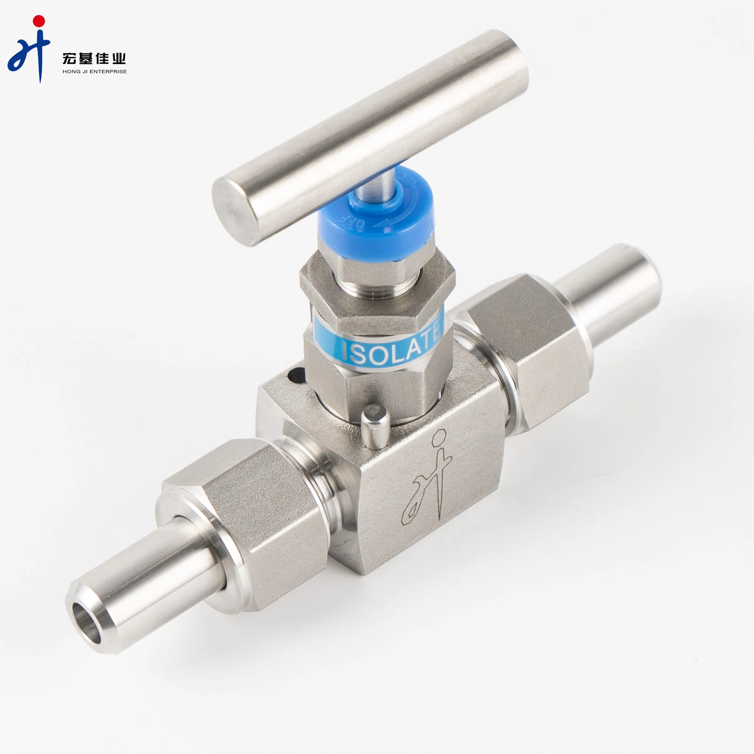 Hongji 304 316 High-Pressure External Thread Male Stainless Steel Needle Valve