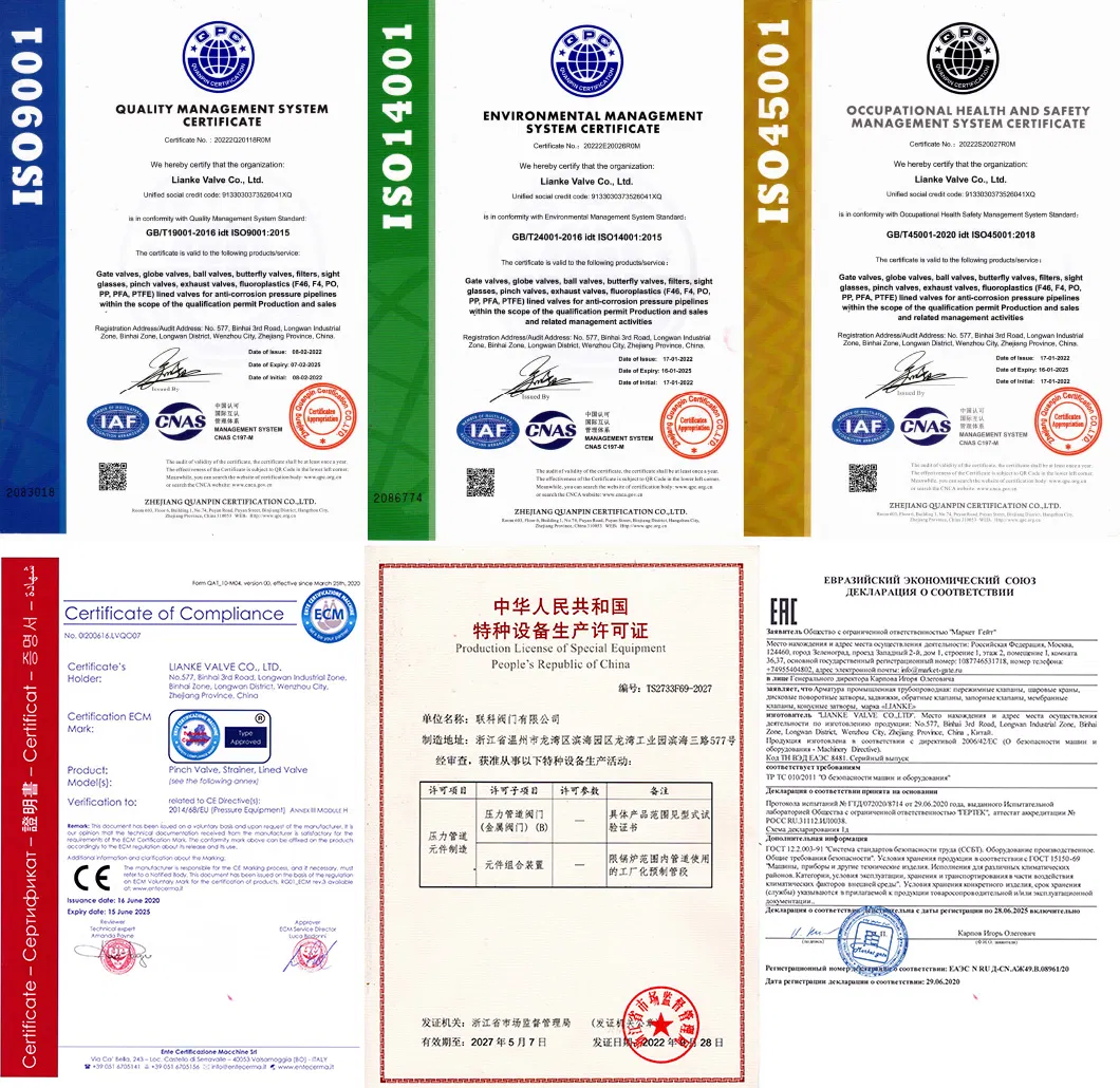 Certificates