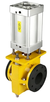 Pneumatic Pinch Valve for Slurry &amp; Abrasive Media Rubber Sleeve Type
