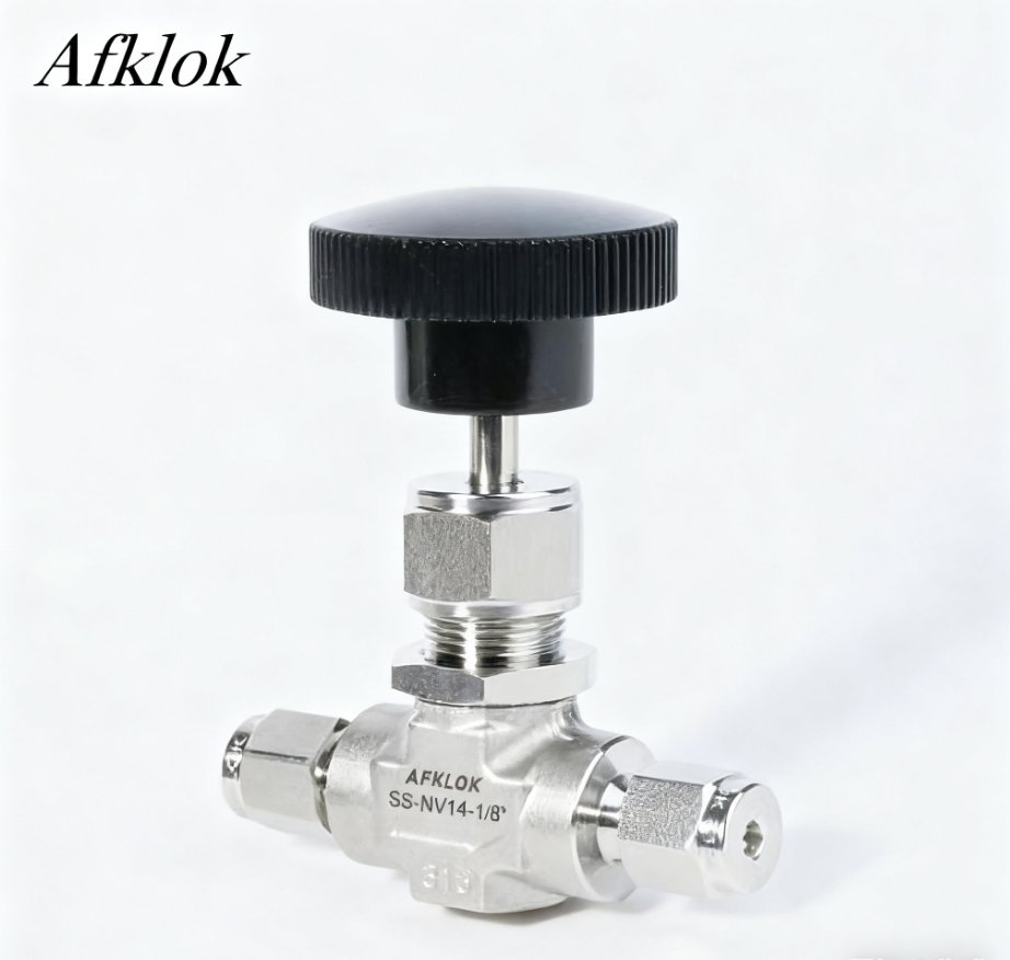 1/2 1/4 SS316 Manual Standard Ferrule Needle Valve for Gases and Laboratories