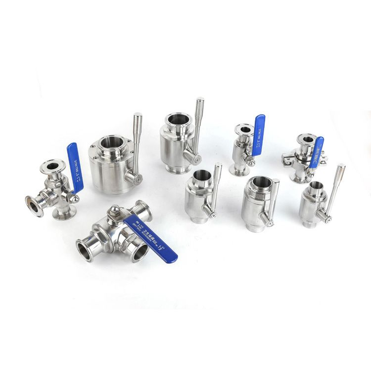 Sanitary Manual Pneumatic Electric Stainless Steel Sanitary Ball/Butterfly/Check/Diaphragm/Safety Relief/Sampling Valve
