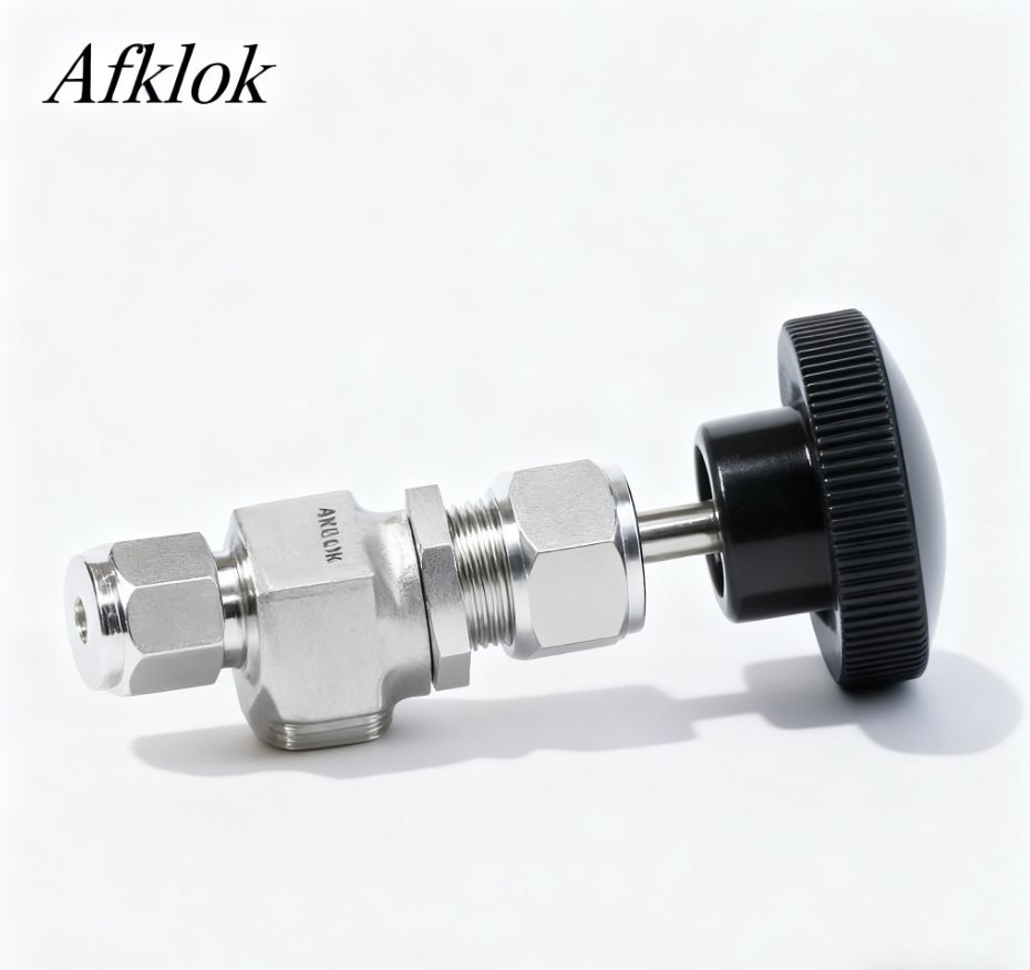 1/2 1/4 SS316 Manual Standard Ferrule Needle Valve for Gases and Laboratories