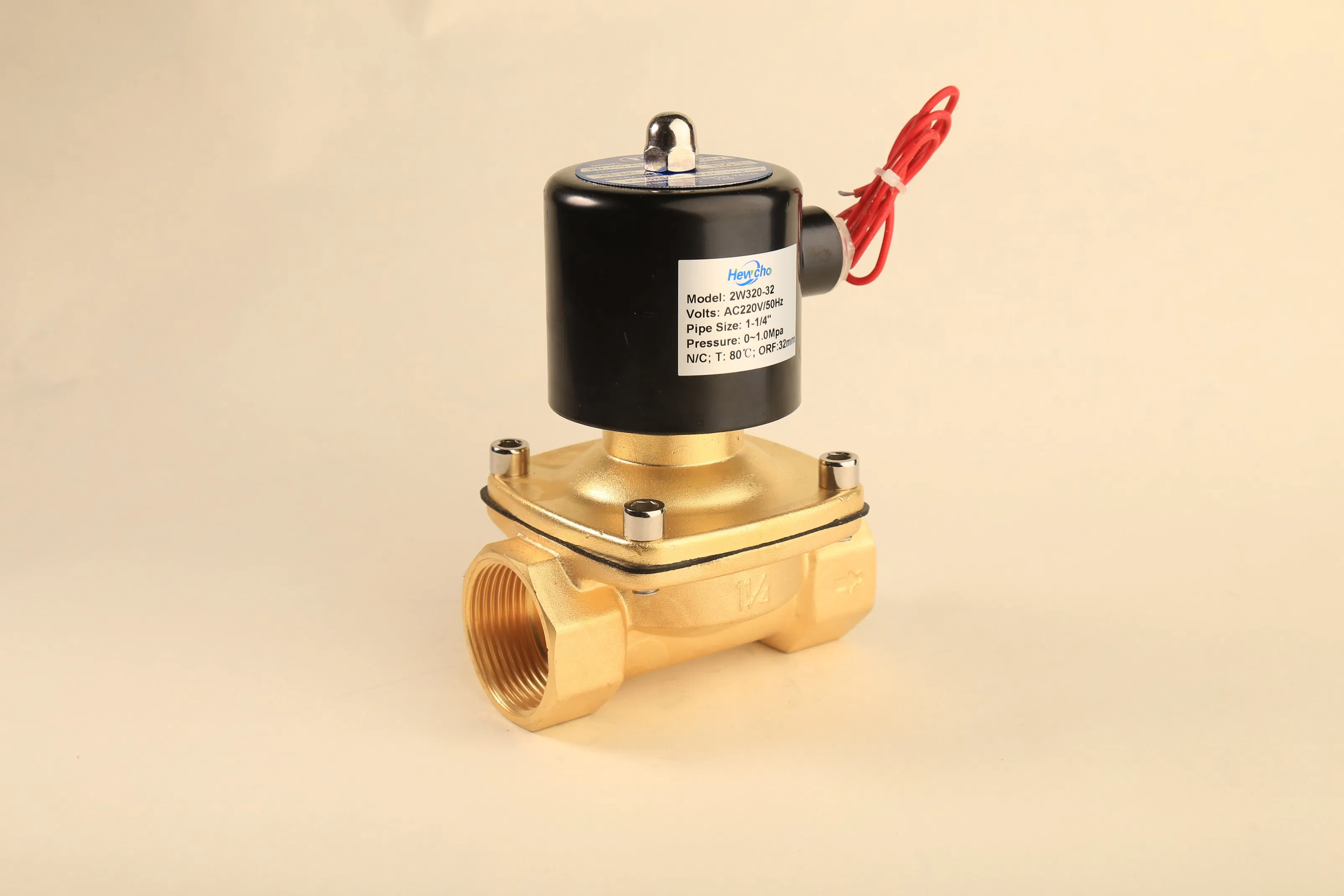 Brass Direct Acting 24V Water Solenoid Valve
