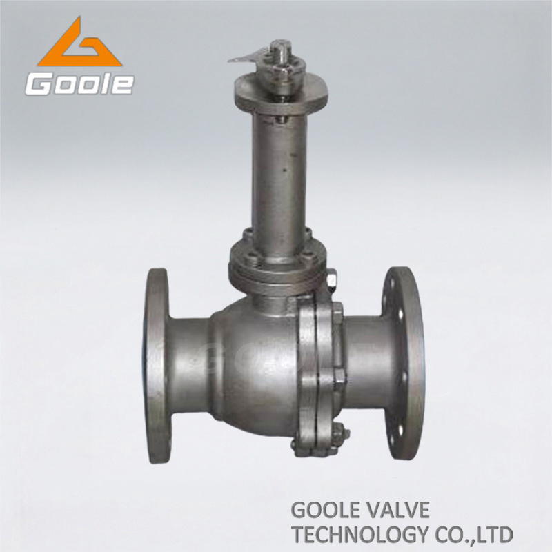 Manual Flanged Ends Cryogenic Ball Valve with Extended Stem