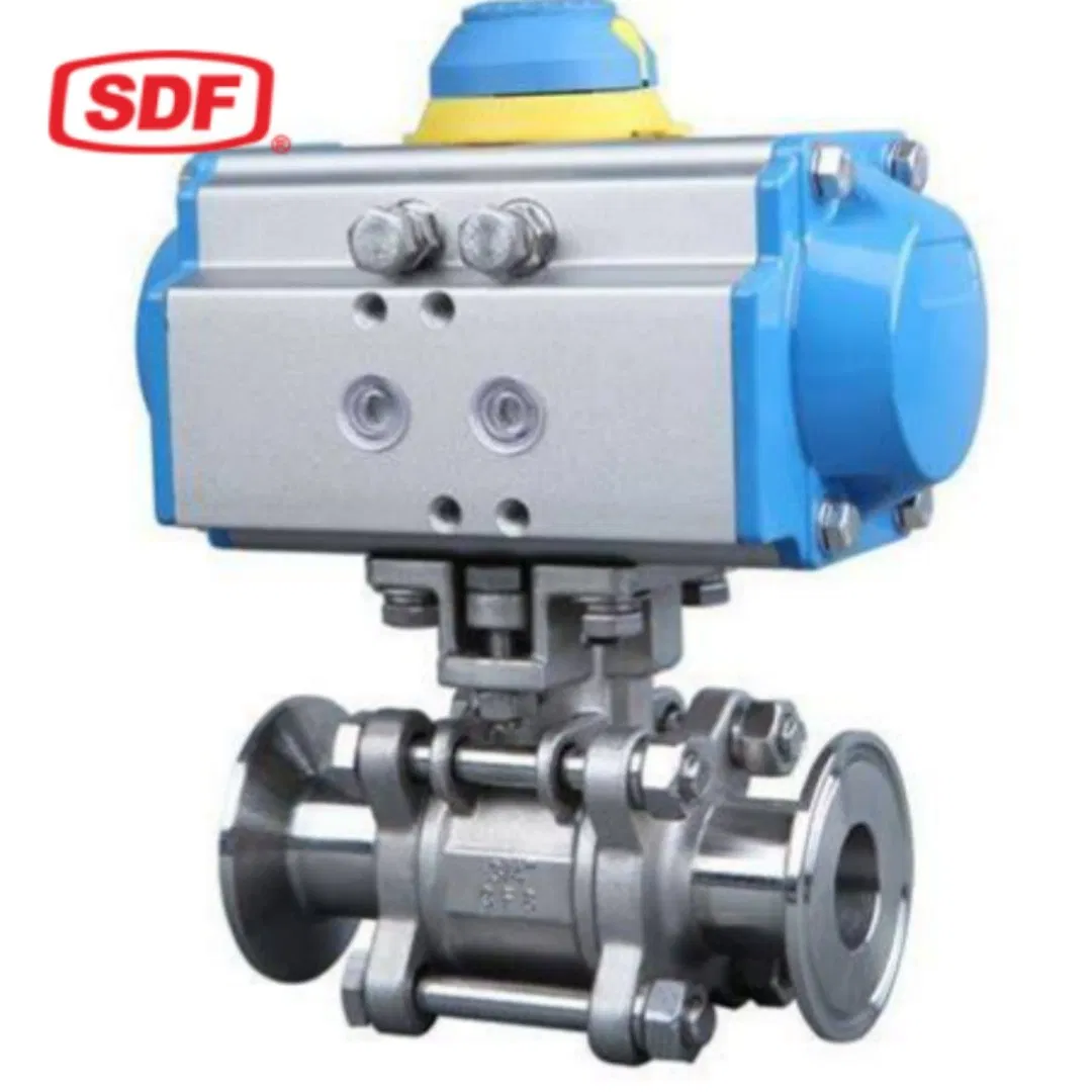 China Factory Origin Pneumatic Segment Stainless Steel Gas Ball Valve