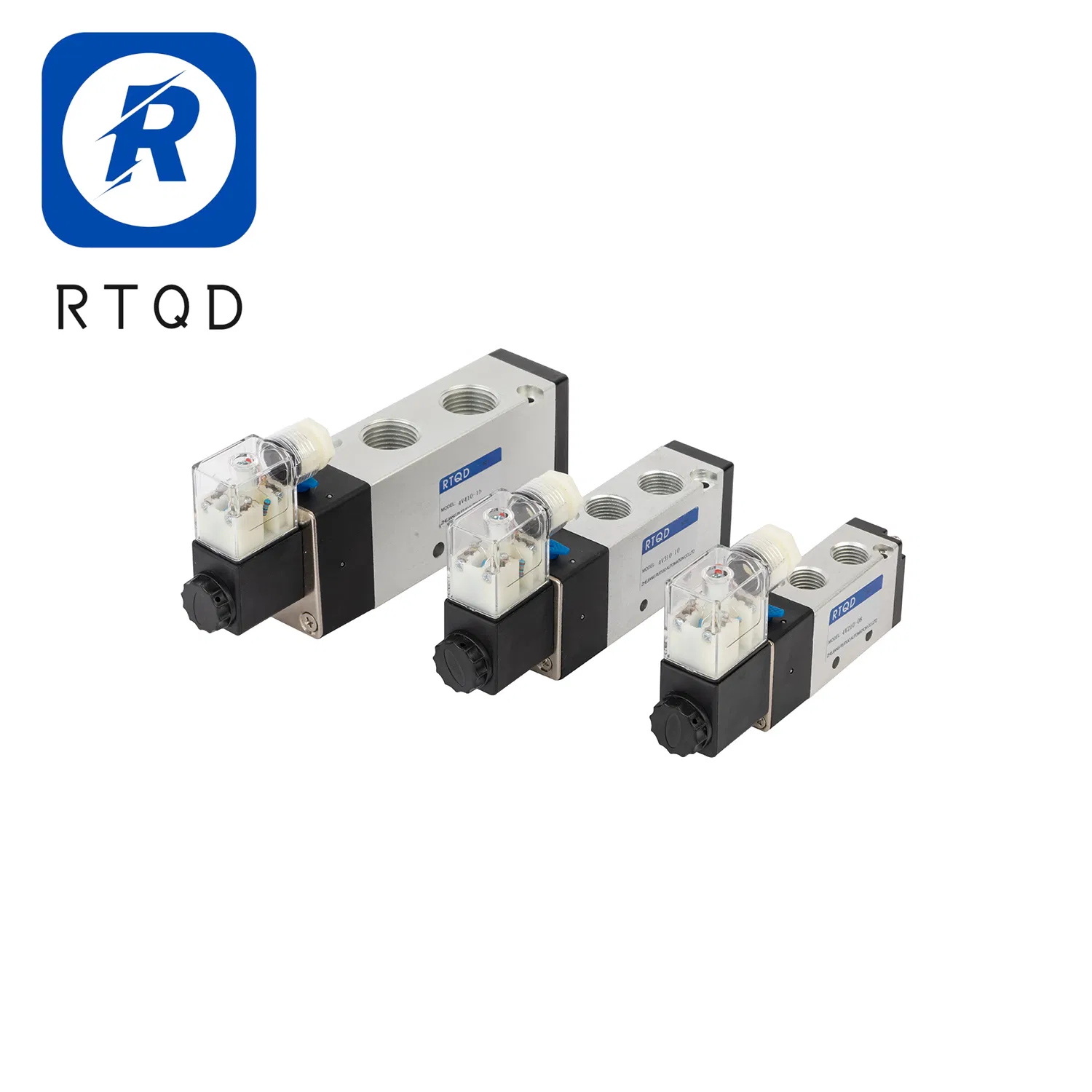 4V110/4V210 G1/4 Automatic 5/2 Way Acting Type Pneumatic Actuator Air Compressor Miniature Solenoid Valve