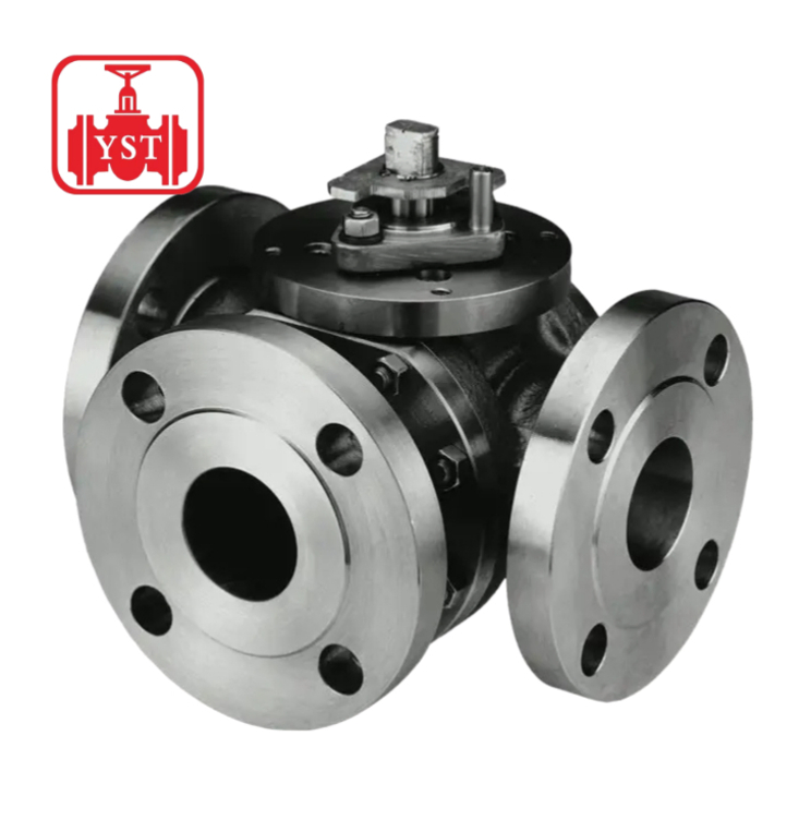 Full Bore 3/4 Inch DN300 Soft Seated Pipe 3way 1 2 3 Piece Flamged Natural Gas Oil Segment Three -Way Flange Trunnion Float Apollo Threaded Ball Valve for Tank