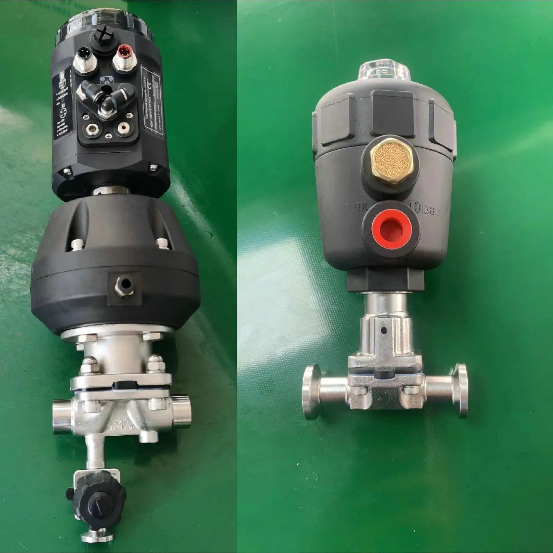Diaphragm Valve,316L/CF3 Stainless Steel,Zero Dead Leg,EPDM/PTFE/FKM Sealing,Flanged,Threaded, Welded&Quick-Connect Clamp Ends,Manual,ANSI Standard for Food