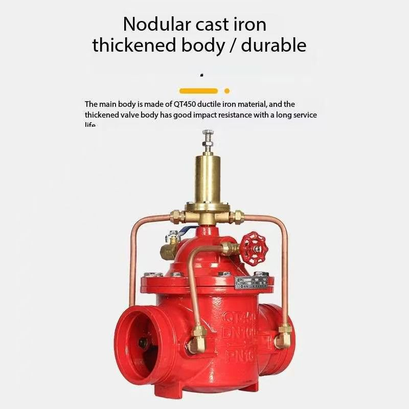 Automatic Drain Valve with Safety Pressure Relief for Firefighting